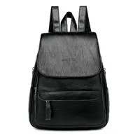 Sac A Dos En Cuir De Haute Qualité Compact, Résistant Et Design Pour Femme A La Mode