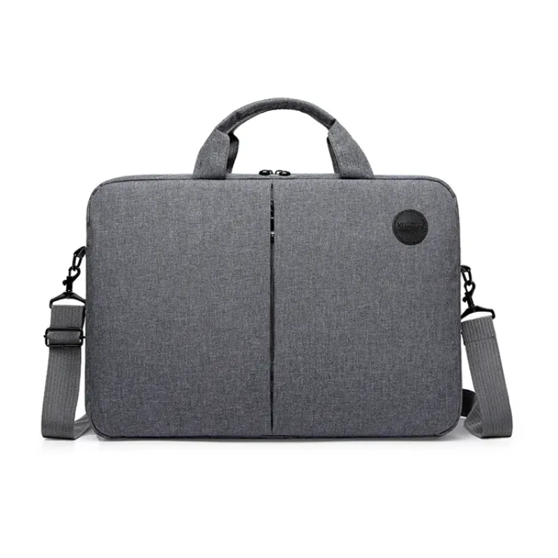 Sac A Main Pour Ordinateur Portable 15.6 Pouces En Nylon De Haute Qualité Avec Deux Compartiments
